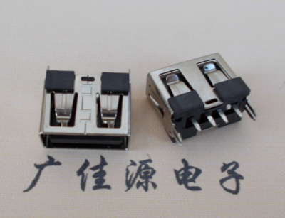 USB-AF母座 短體直插