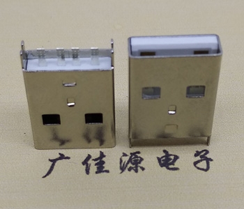 USB A公2.0夾板0.8MM短體