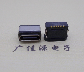 USB 3.1TYPE-C6P防水母座四腳插板