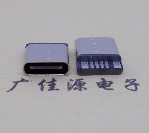 type-c6p焊線(xiàn)母座 簡(jiǎn)易充電接口