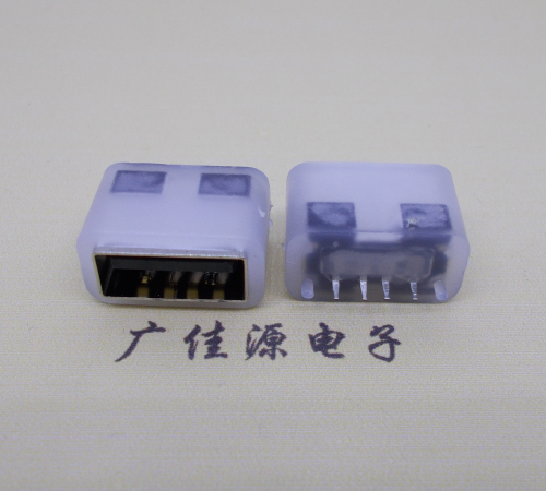 防水usb2.0母頭180度立式插板