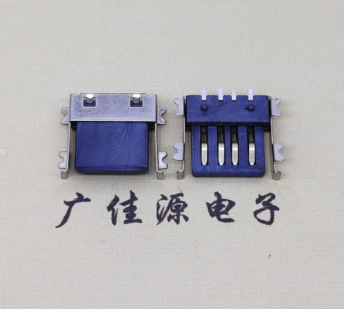 USB2.0臥式貼板A母